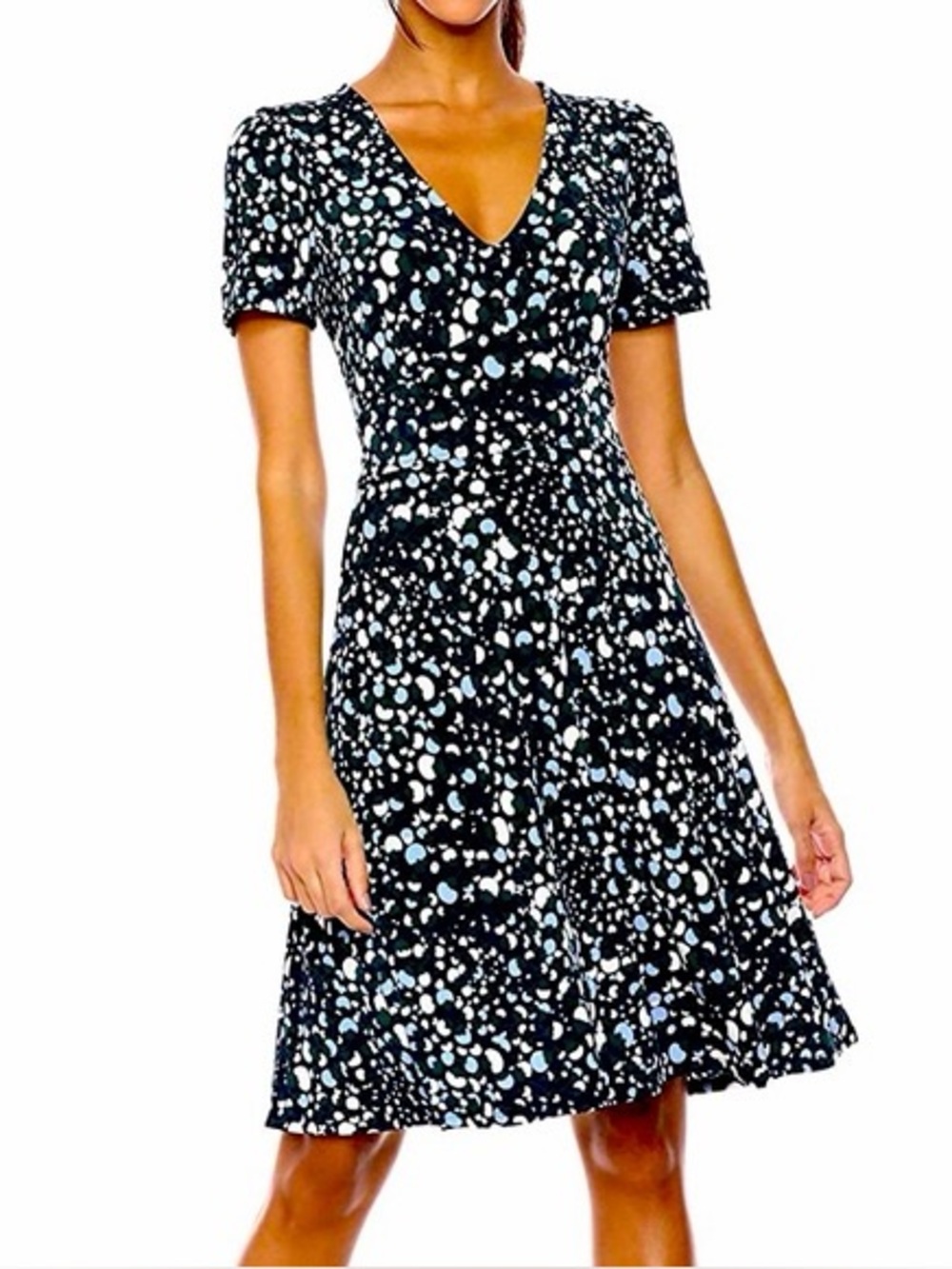Lark & Ro Multicolor Patterned Dress
